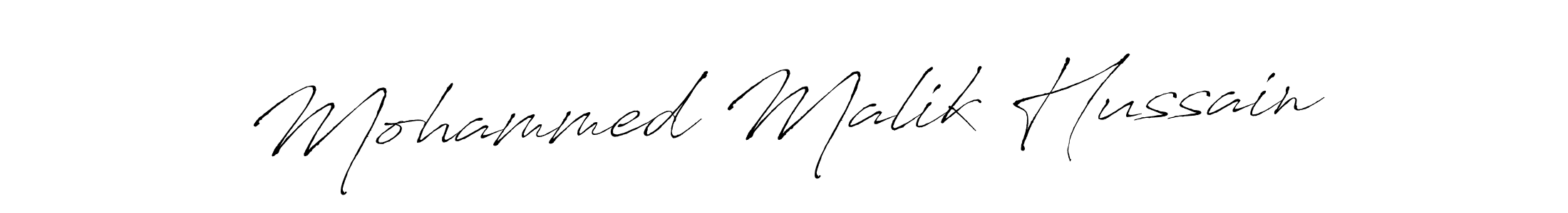 How to make Mohammed Malik Hussain signature? Antro_Vectra is a professional autograph style. Create handwritten signature for Mohammed Malik Hussain name. Mohammed Malik Hussain signature style 6 images and pictures png