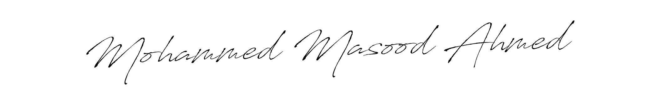 Make a beautiful signature design for name Mohammed Masood Ahmed. Use this online signature maker to create a handwritten signature for free. Mohammed Masood Ahmed signature style 6 images and pictures png