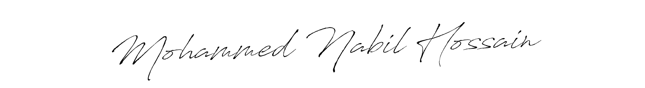 This is the best signature style for the Mohammed Nabil Hossain name. Also you like these signature font (Antro_Vectra). Mix name signature. Mohammed Nabil Hossain signature style 6 images and pictures png