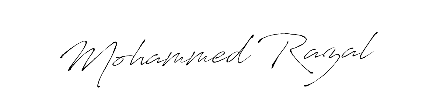 Antro_Vectra is a professional signature style that is perfect for those who want to add a touch of class to their signature. It is also a great choice for those who want to make their signature more unique. Get Mohammed Razal name to fancy signature for free. Mohammed Razal signature style 6 images and pictures png