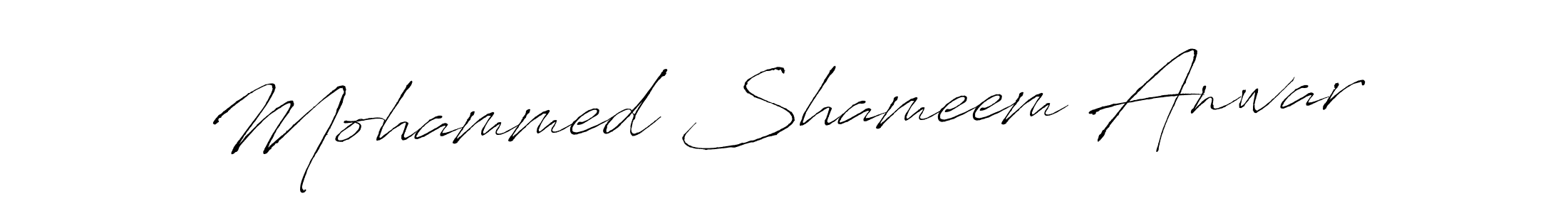 Use a signature maker to create a handwritten signature online. With this signature software, you can design (Antro_Vectra) your own signature for name Mohammed Shameem Anwar. Mohammed Shameem Anwar signature style 6 images and pictures png