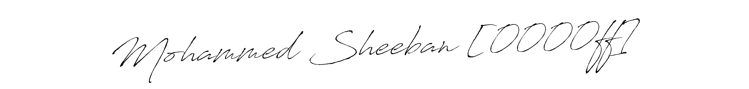 This is the best signature style for the Mohammed Sheeban [0000ff] name. Also you like these signature font (Antro_Vectra). Mix name signature. Mohammed Sheeban [0000ff] signature style 6 images and pictures png