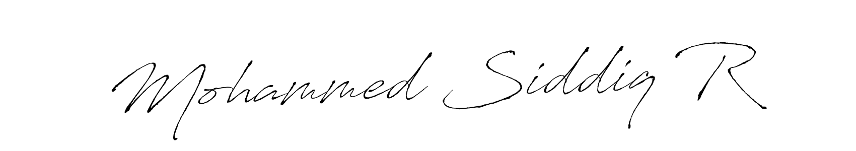 Make a short Mohammed Siddiq R signature style. Manage your documents anywhere anytime using Antro_Vectra. Create and add eSignatures, submit forms, share and send files easily. Mohammed Siddiq R signature style 6 images and pictures png