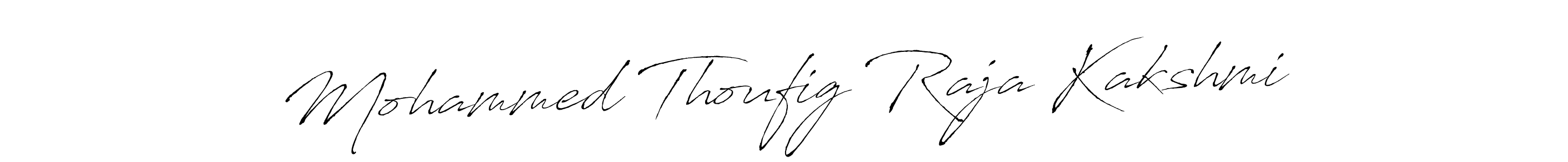 You can use this online signature creator to create a handwritten signature for the name Mohammed Thoufig Raja Kakshmi. This is the best online autograph maker. Mohammed Thoufig Raja Kakshmi signature style 6 images and pictures png