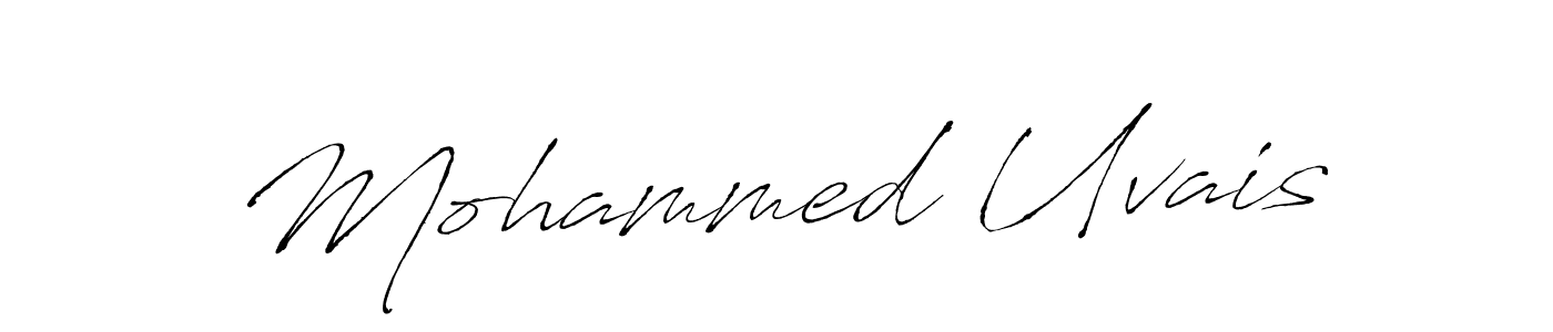 Create a beautiful signature design for name Mohammed Uvais. With this signature (Antro_Vectra) fonts, you can make a handwritten signature for free. Mohammed Uvais signature style 6 images and pictures png