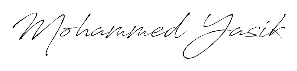 This is the best signature style for the Mohammed Yasik name. Also you like these signature font (Antro_Vectra). Mix name signature. Mohammed Yasik signature style 6 images and pictures png