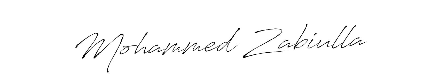 How to make Mohammed Zabiulla signature? Antro_Vectra is a professional autograph style. Create handwritten signature for Mohammed Zabiulla name. Mohammed Zabiulla signature style 6 images and pictures png