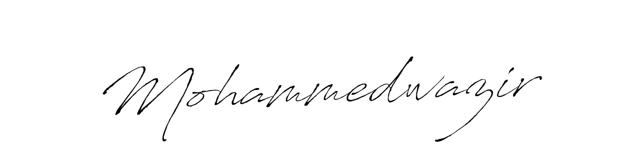You should practise on your own different ways (Antro_Vectra) to write your name (Mohammedwazir) in signature. don't let someone else do it for you. Mohammedwazir signature style 6 images and pictures png