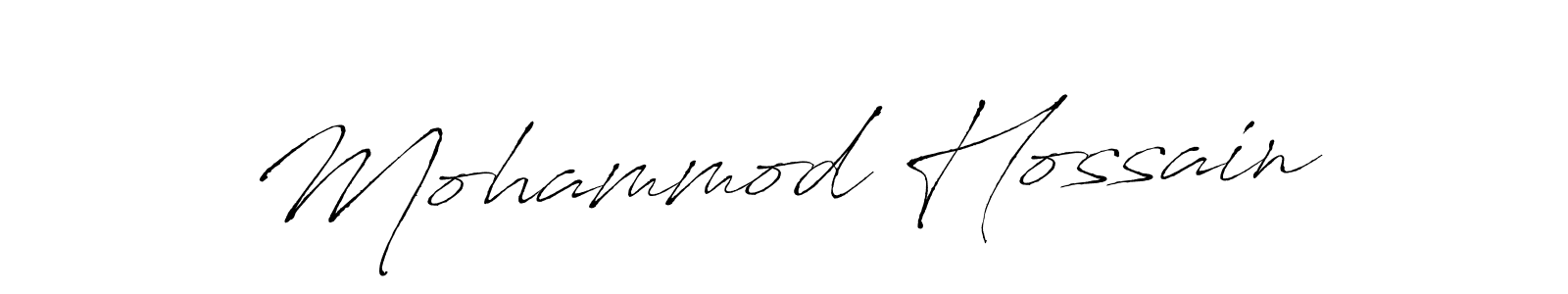 How to make Mohammod Hossain signature? Antro_Vectra is a professional autograph style. Create handwritten signature for Mohammod Hossain name. Mohammod Hossain signature style 6 images and pictures png