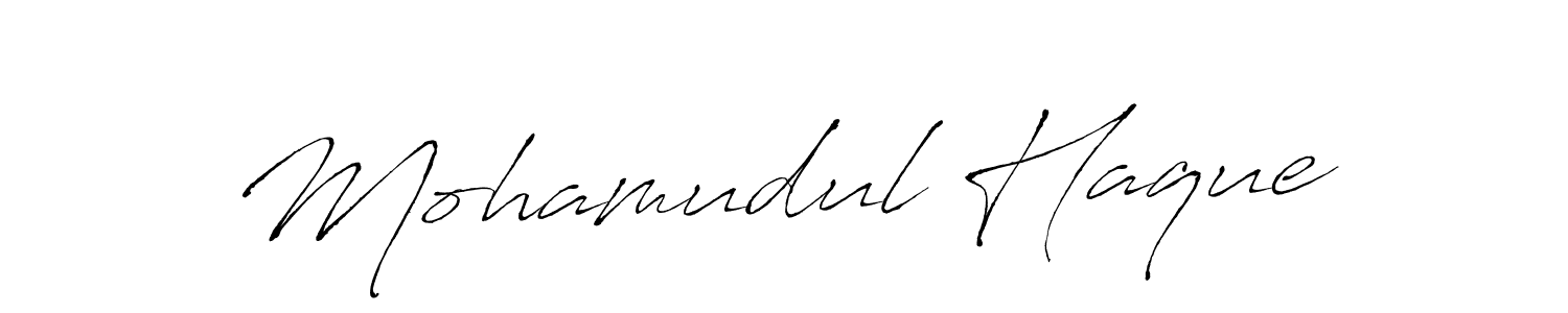 Design your own signature with our free online signature maker. With this signature software, you can create a handwritten (Antro_Vectra) signature for name Mohamudul Haque. Mohamudul Haque signature style 6 images and pictures png