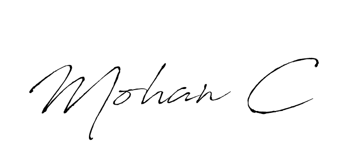 Also You can easily find your signature by using the search form. We will create Mohan C name handwritten signature images for you free of cost using Antro_Vectra sign style. Mohan C signature style 6 images and pictures png