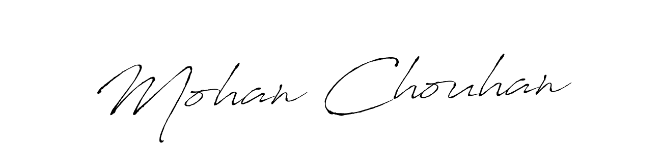 The best way (Antro_Vectra) to make a short signature is to pick only two or three words in your name. The name Mohan Chouhan include a total of six letters. For converting this name. Mohan Chouhan signature style 6 images and pictures png