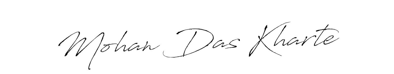 Create a beautiful signature design for name Mohan Das Kharte. With this signature (Antro_Vectra) fonts, you can make a handwritten signature for free. Mohan Das Kharte signature style 6 images and pictures png