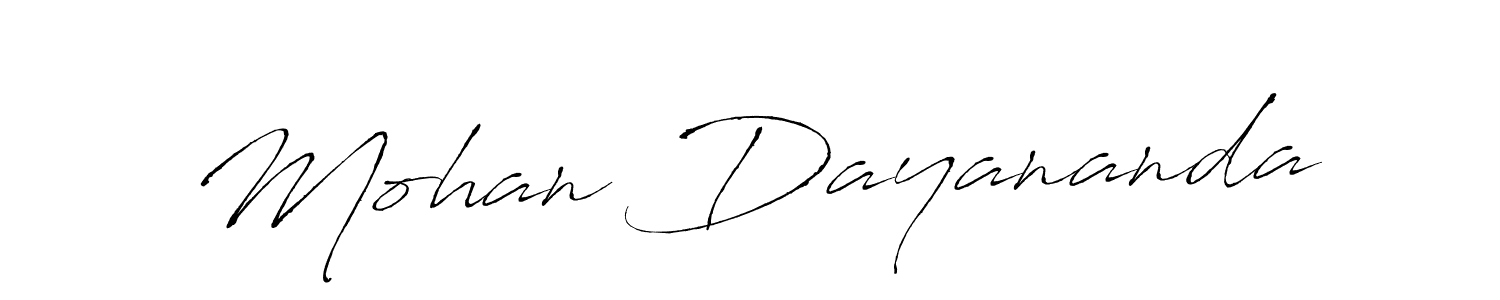 Make a short Mohan Dayananda signature style. Manage your documents anywhere anytime using Antro_Vectra. Create and add eSignatures, submit forms, share and send files easily. Mohan Dayananda signature style 6 images and pictures png