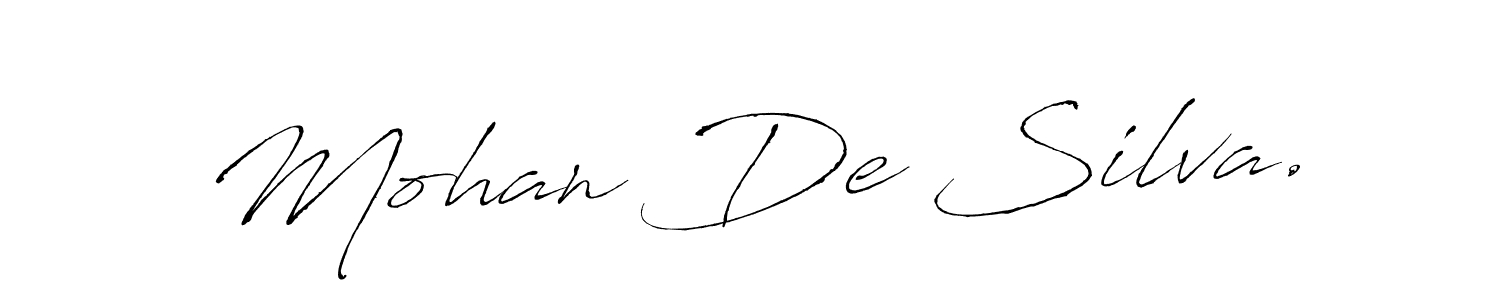 Make a beautiful signature design for name Mohan De Silva.. Use this online signature maker to create a handwritten signature for free. Mohan De Silva. signature style 6 images and pictures png