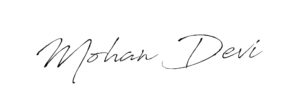 Make a beautiful signature design for name Mohan Devi. Use this online signature maker to create a handwritten signature for free. Mohan Devi signature style 6 images and pictures png