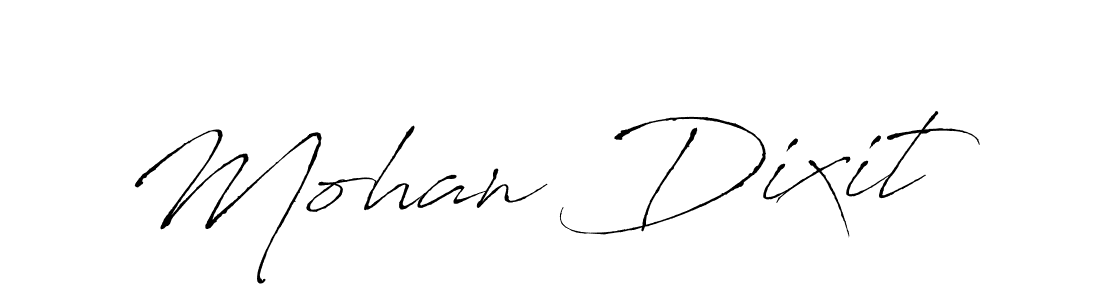 How to make Mohan Dixit signature? Antro_Vectra is a professional autograph style. Create handwritten signature for Mohan Dixit name. Mohan Dixit signature style 6 images and pictures png