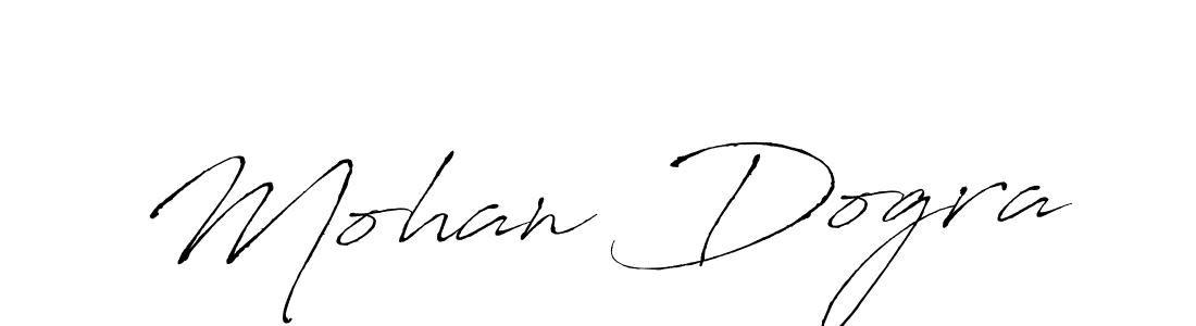 How to make Mohan Dogra name signature. Use Antro_Vectra style for creating short signs online. This is the latest handwritten sign. Mohan Dogra signature style 6 images and pictures png