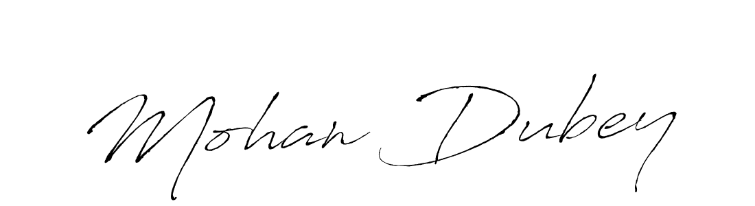 The best way (Antro_Vectra) to make a short signature is to pick only two or three words in your name. The name Mohan Dubey include a total of six letters. For converting this name. Mohan Dubey signature style 6 images and pictures png