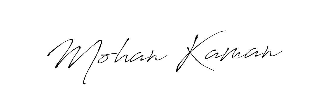 Use a signature maker to create a handwritten signature online. With this signature software, you can design (Antro_Vectra) your own signature for name Mohan Kaman. Mohan Kaman signature style 6 images and pictures png
