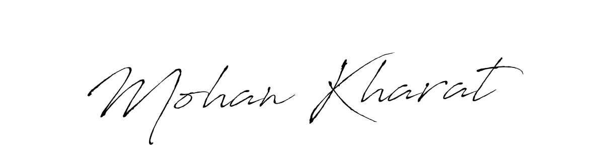 Make a beautiful signature design for name Mohan Kharat. With this signature (Antro_Vectra) style, you can create a handwritten signature for free. Mohan Kharat signature style 6 images and pictures png