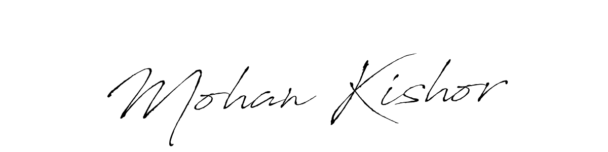 It looks lik you need a new signature style for name Mohan Kishor. Design unique handwritten (Antro_Vectra) signature with our free signature maker in just a few clicks. Mohan Kishor signature style 6 images and pictures png