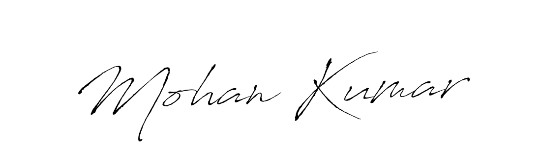 Design your own signature with our free online signature maker. With this signature software, you can create a handwritten (Antro_Vectra) signature for name Mohan Kumar. Mohan Kumar signature style 6 images and pictures png