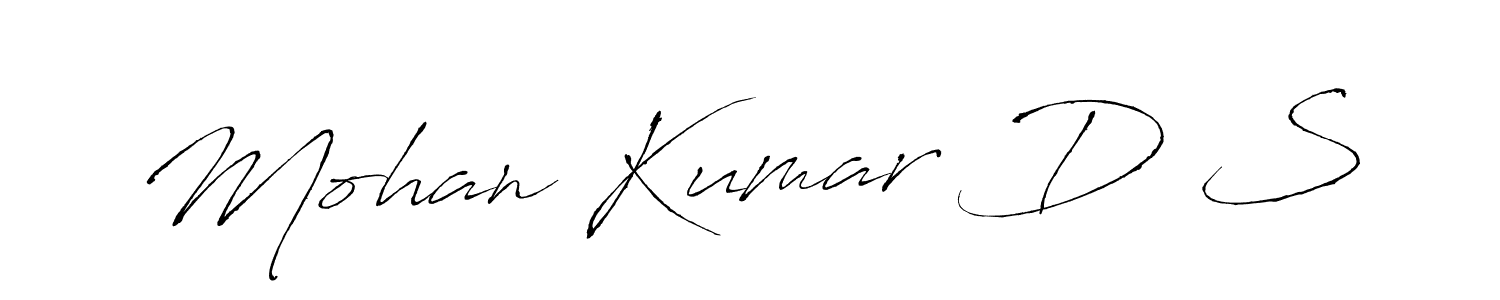 Make a beautiful signature design for name Mohan Kumar D S. Use this online signature maker to create a handwritten signature for free. Mohan Kumar D S signature style 6 images and pictures png