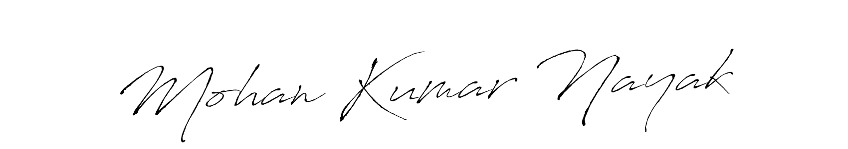 Make a beautiful signature design for name Mohan Kumar Nayak. With this signature (Antro_Vectra) style, you can create a handwritten signature for free. Mohan Kumar Nayak signature style 6 images and pictures png