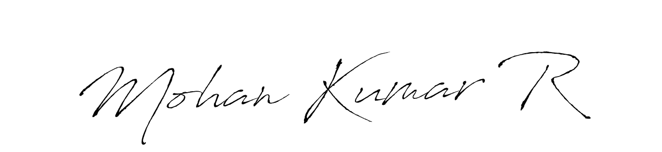 Also You can easily find your signature by using the search form. We will create Mohan Kumar R name handwritten signature images for you free of cost using Antro_Vectra sign style. Mohan Kumar R signature style 6 images and pictures png