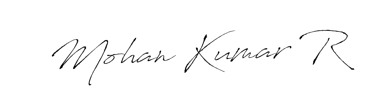 Also You can easily find your signature by using the search form. We will create Mohan Kumar R name handwritten signature images for you free of cost using Antro_Vectra sign style. Mohan Kumar R signature style 6 images and pictures png