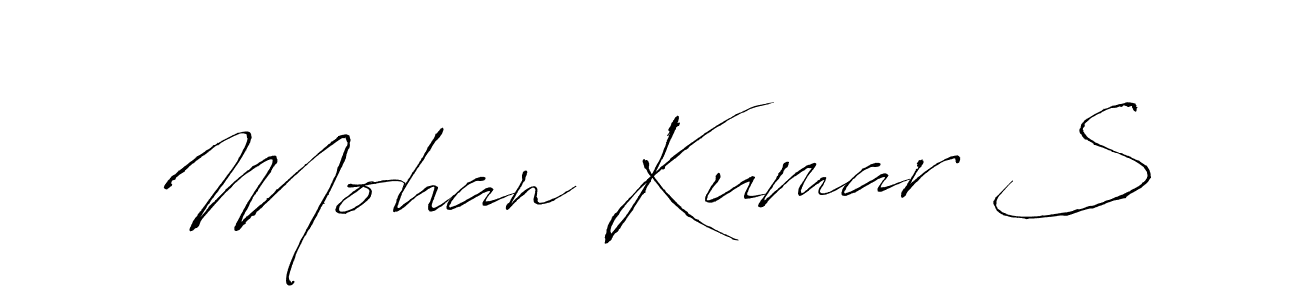 This is the best signature style for the Mohan Kumar S name. Also you like these signature font (Antro_Vectra). Mix name signature. Mohan Kumar S signature style 6 images and pictures png