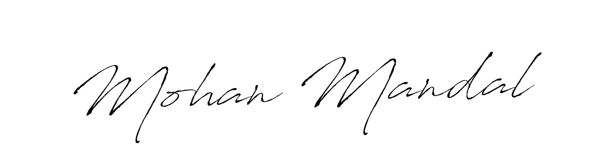 How to make Mohan Mandal signature? Antro_Vectra is a professional autograph style. Create handwritten signature for Mohan Mandal name. Mohan Mandal signature style 6 images and pictures png