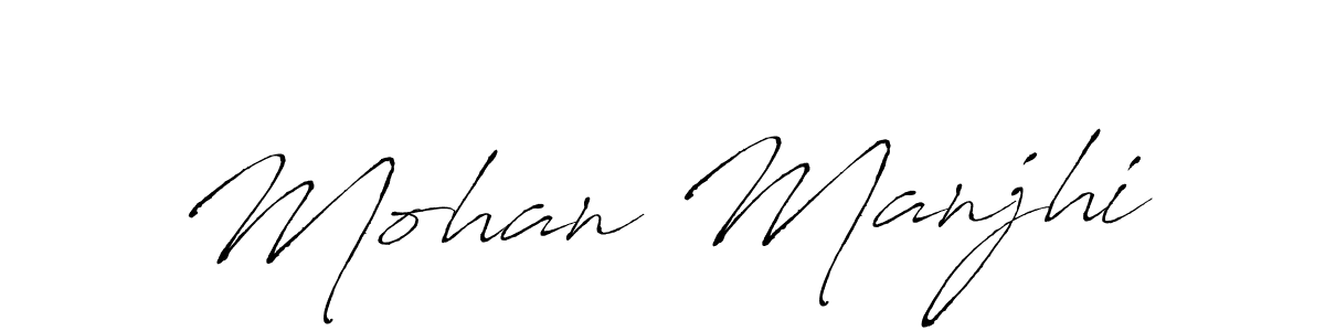 How to make Mohan Manjhi signature? Antro_Vectra is a professional autograph style. Create handwritten signature for Mohan Manjhi name. Mohan Manjhi signature style 6 images and pictures png