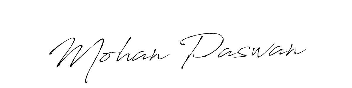 Design your own signature with our free online signature maker. With this signature software, you can create a handwritten (Antro_Vectra) signature for name Mohan Paswan. Mohan Paswan signature style 6 images and pictures png