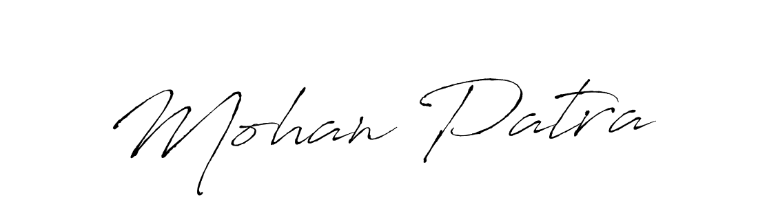 Mohan Patra stylish signature style. Best Handwritten Sign (Antro_Vectra) for my name. Handwritten Signature Collection Ideas for my name Mohan Patra. Mohan Patra signature style 6 images and pictures png