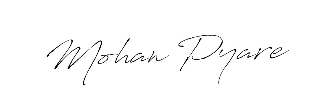 How to make Mohan Pyare name signature. Use Antro_Vectra style for creating short signs online. This is the latest handwritten sign. Mohan Pyare signature style 6 images and pictures png