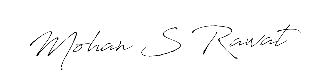 You should practise on your own different ways (Antro_Vectra) to write your name (Mohan S Rawat) in signature. don't let someone else do it for you. Mohan S Rawat signature style 6 images and pictures png