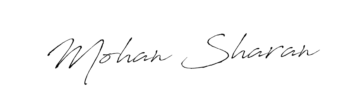 Use a signature maker to create a handwritten signature online. With this signature software, you can design (Antro_Vectra) your own signature for name Mohan Sharan. Mohan Sharan signature style 6 images and pictures png