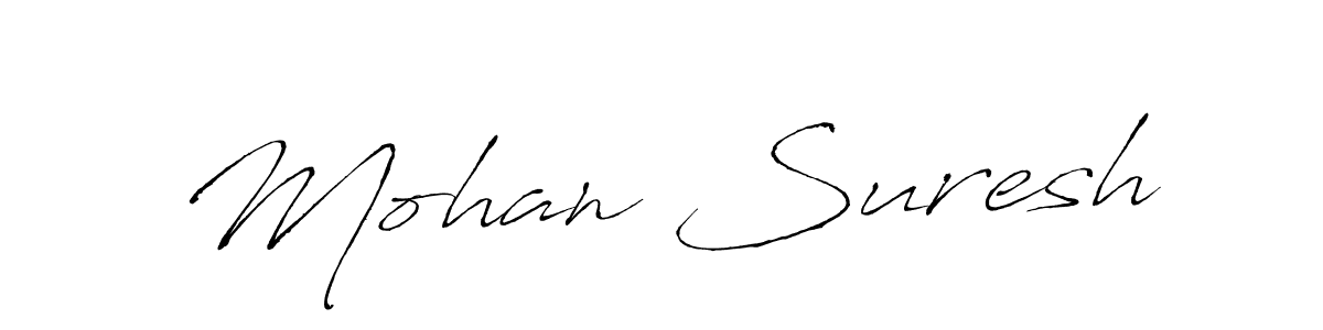 You should practise on your own different ways (Antro_Vectra) to write your name (Mohan Suresh) in signature. don't let someone else do it for you. Mohan Suresh signature style 6 images and pictures png
