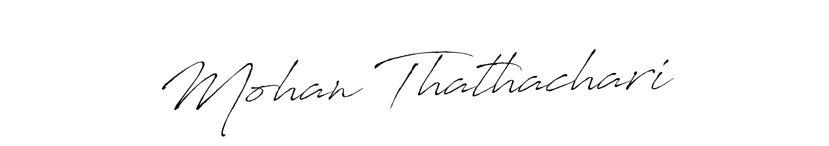 Use a signature maker to create a handwritten signature online. With this signature software, you can design (Antro_Vectra) your own signature for name Mohan Thathachari. Mohan Thathachari signature style 6 images and pictures png