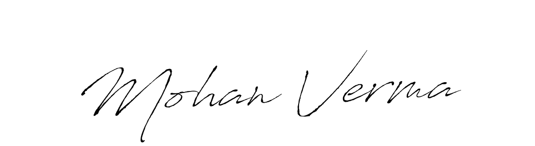 Also You can easily find your signature by using the search form. We will create Mohan Verma name handwritten signature images for you free of cost using Antro_Vectra sign style. Mohan Verma signature style 6 images and pictures png