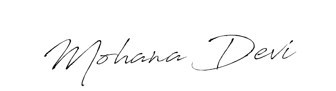 The best way (Antro_Vectra) to make a short signature is to pick only two or three words in your name. The name Mohana Devi include a total of six letters. For converting this name. Mohana Devi signature style 6 images and pictures png