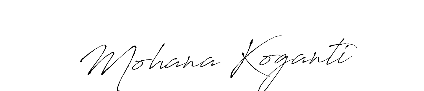 It looks lik you need a new signature style for name Mohana Koganti. Design unique handwritten (Antro_Vectra) signature with our free signature maker in just a few clicks. Mohana Koganti signature style 6 images and pictures png