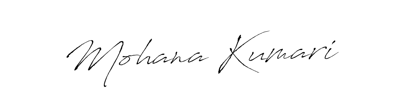 Design your own signature with our free online signature maker. With this signature software, you can create a handwritten (Antro_Vectra) signature for name Mohana Kumari. Mohana Kumari signature style 6 images and pictures png
