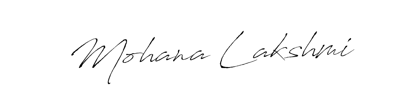 Also You can easily find your signature by using the search form. We will create Mohana Lakshmi name handwritten signature images for you free of cost using Antro_Vectra sign style. Mohana Lakshmi signature style 6 images and pictures png