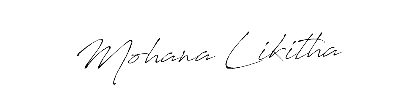 if you are searching for the best signature style for your name Mohana Likitha. so please give up your signature search. here we have designed multiple signature styles  using Antro_Vectra. Mohana Likitha signature style 6 images and pictures png