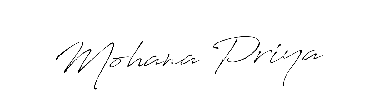 Antro_Vectra is a professional signature style that is perfect for those who want to add a touch of class to their signature. It is also a great choice for those who want to make their signature more unique. Get Mohana Priya name to fancy signature for free. Mohana Priya signature style 6 images and pictures png