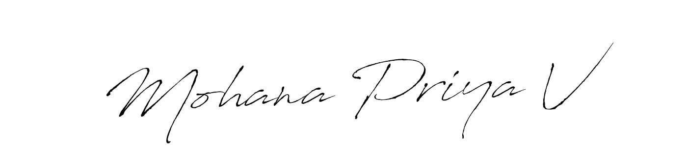 Make a short Mohana Priya V signature style. Manage your documents anywhere anytime using Antro_Vectra. Create and add eSignatures, submit forms, share and send files easily. Mohana Priya V signature style 6 images and pictures png