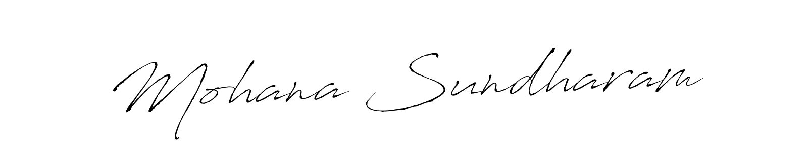 You should practise on your own different ways (Antro_Vectra) to write your name (Mohana Sundharam) in signature. don't let someone else do it for you. Mohana Sundharam signature style 6 images and pictures png